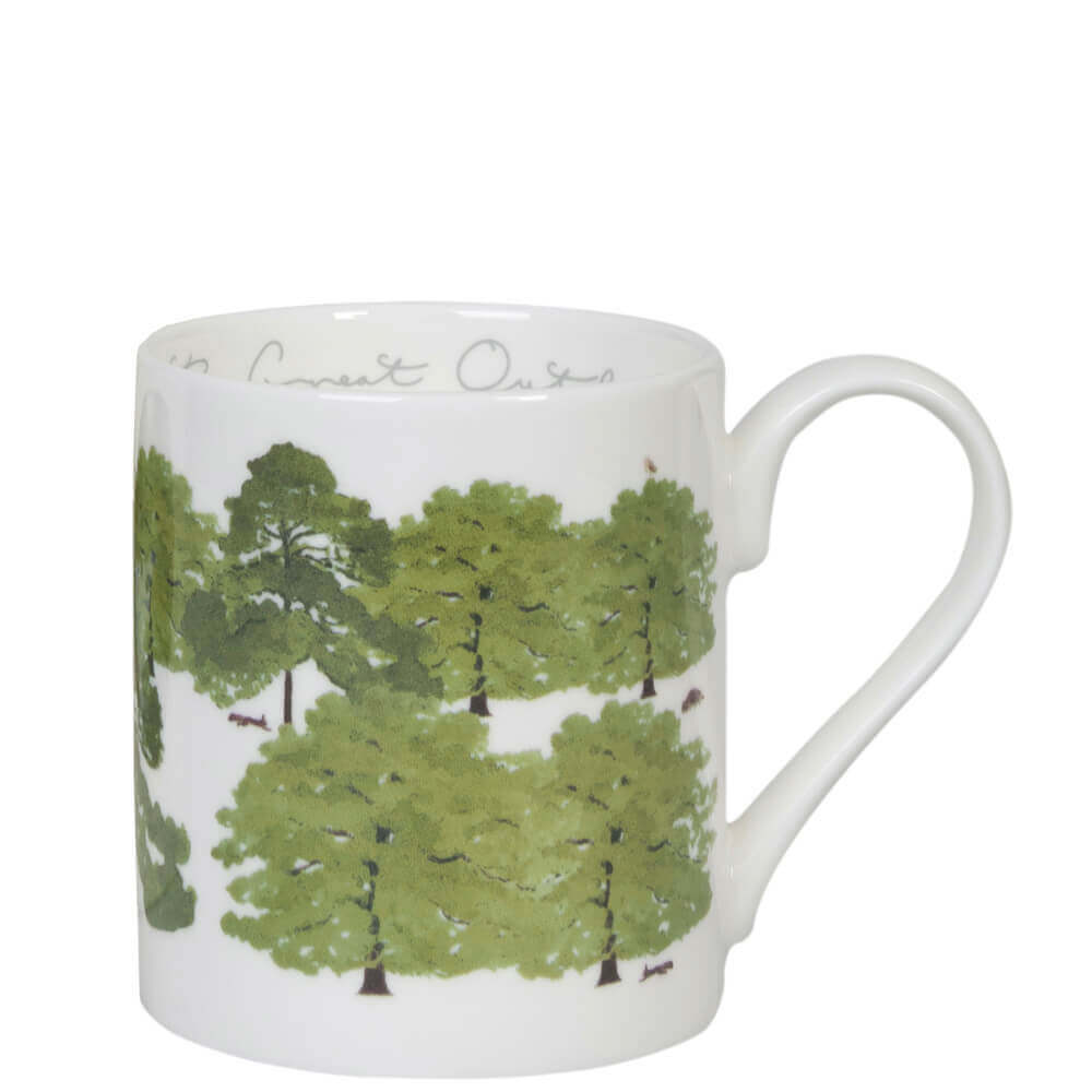 Sophie Allport Hedgehogs & Trees Mug Jarrolds, Norwich